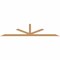 Ekena Millwork Saratoga Timber Gable Bracket, Western Red Cedar, 108"W x 22"H x 3 1/2"D x 3 1/2"F, 5/12 Pitch GBW108X22X0404SAR00SWR - alternate 1